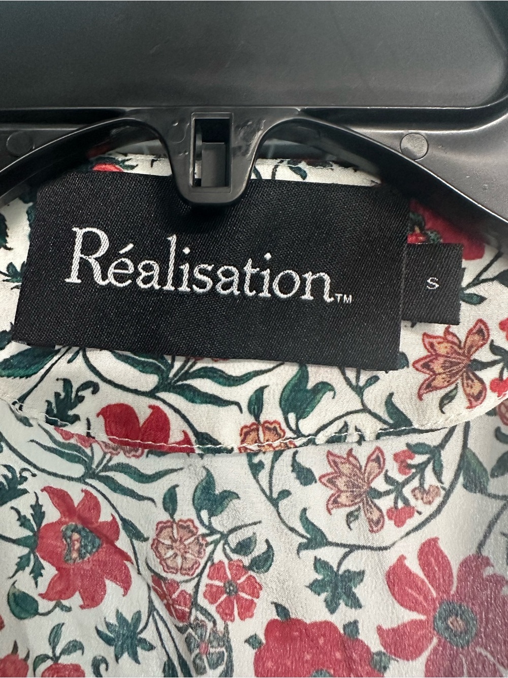 Realisation par Red Floral Drawstring Wrap Top - Picture 4 of 4